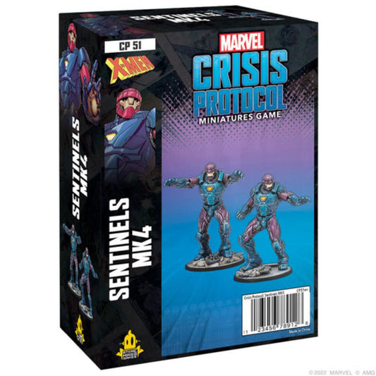 Marvel character Sentinels MK4 Atomic Mass Games miniatures featuring Citadel paints