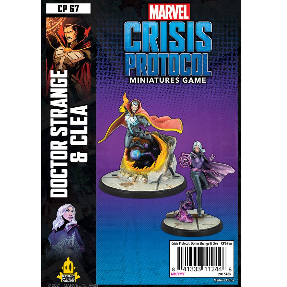 Marvel Crisis Protocol miniatures game Doctor Strange Clea CP67 box front