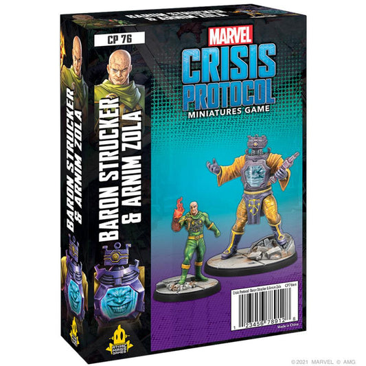 Marvel Crisis Protocol CP76 Baron Strucker Arnim Zola box