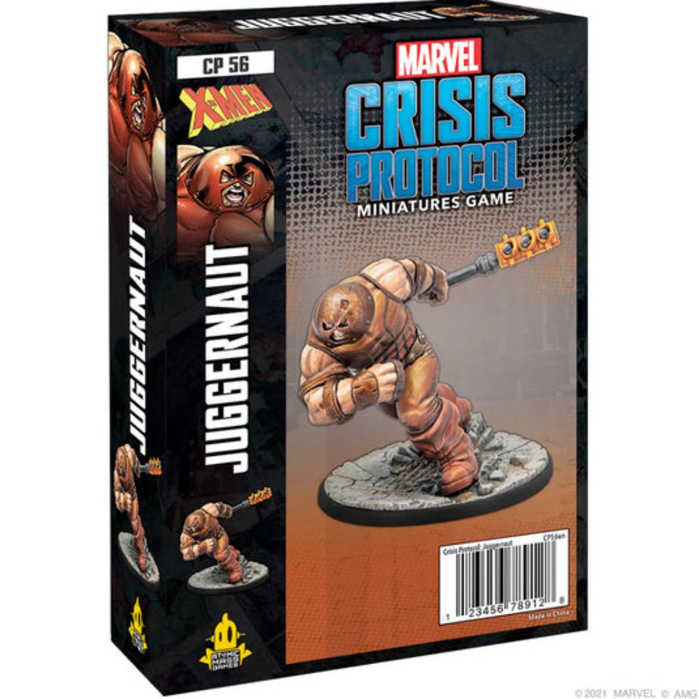 Marvel characters Juggernaut Atomic Mass Games miniatures retail box