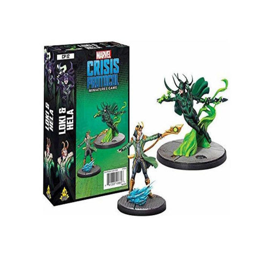 Marvel characters Loki Hela Citadel miniatures CP12 Atomic Mass Games