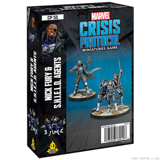 Marvel Crisis Protocol CP55 miniatures nick fury shield agents box