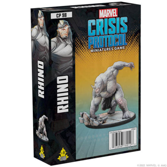 Marvel characters Rhino Atomic Mass Games miniatures retail box