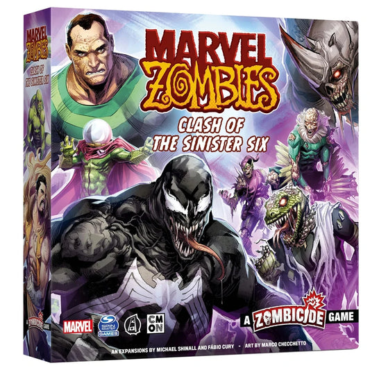 Marvel Zombies Clash of the sinister six board game