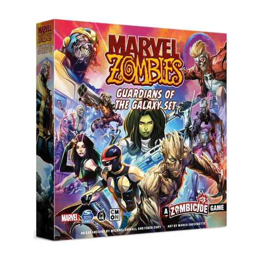 Marvel Zombies guardians of the galaxy set board game