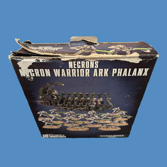 WARHAMMER 40k NECRONS NECRON WARRIOR ARK PHALANX Games Workshop Citadel box