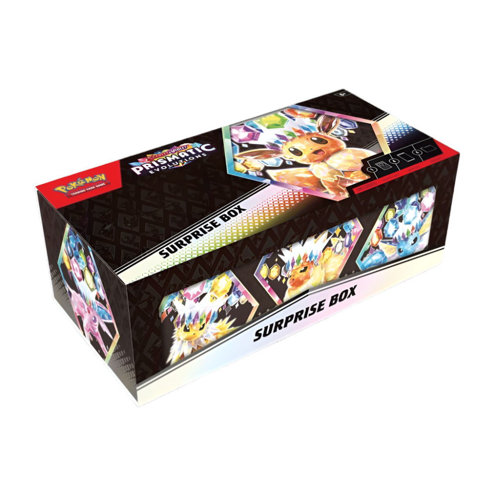 pokemon scarlet violet prismatic evolutions eevee surprise box