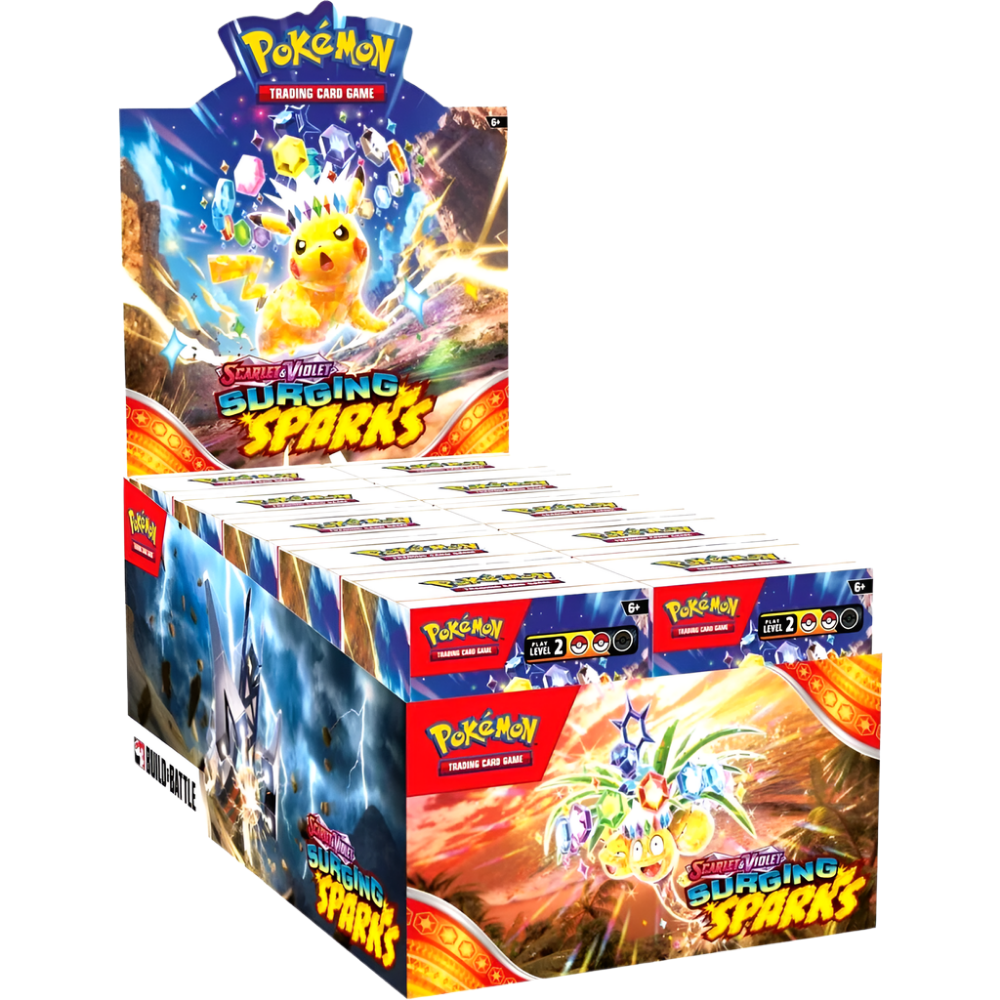 pokemon surging sparks build battle rare TCG cards