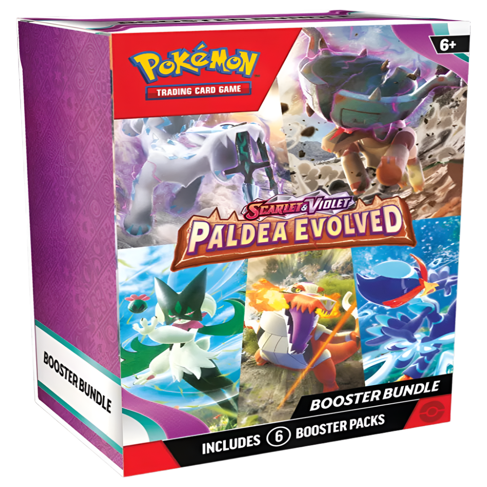 pokemon sword shield paldea evolved booster bundle tcg cards