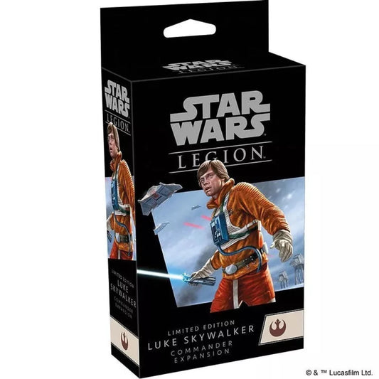 STAR WARS LEGION LIMITED EDITION LUKE SKYWALKER COMMANDER EXPANSION BOX FRONT