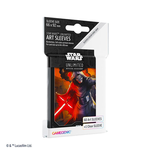 Disney Star Wars Gamegenic art sleeves Kylo Ren retail packaging