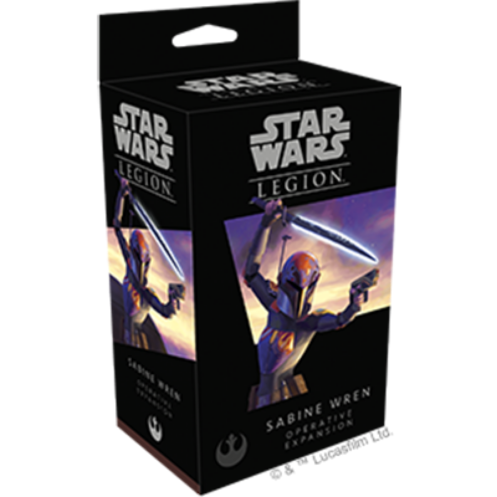 STAR WARS LEGION SABINE WREN OPERATIVE EXPANSION BOX FRONT