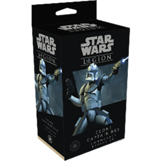 STAR WARS LEGION CLONE CAPTAIN REX COMMANDER EXPANSION BOX FRONT