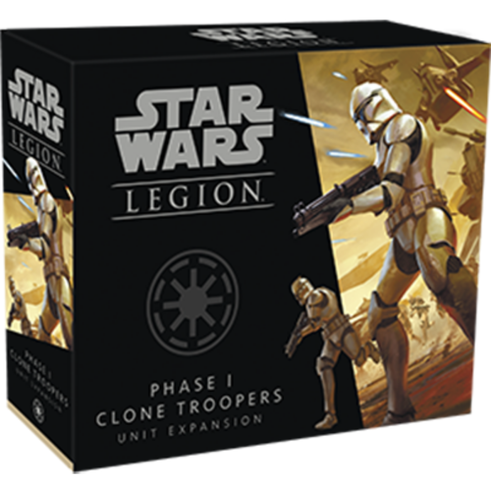 STAR WARS LEGION PHASE I CLONE TROOPERS UNIT EXPANSION BOX FRONT