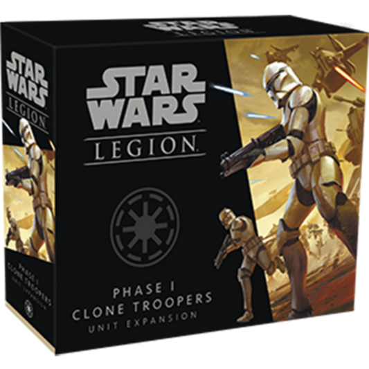 STAR WARS LEGION PHASE I CLONE TROOPERS UNIT EXPANSION BOX FRONT