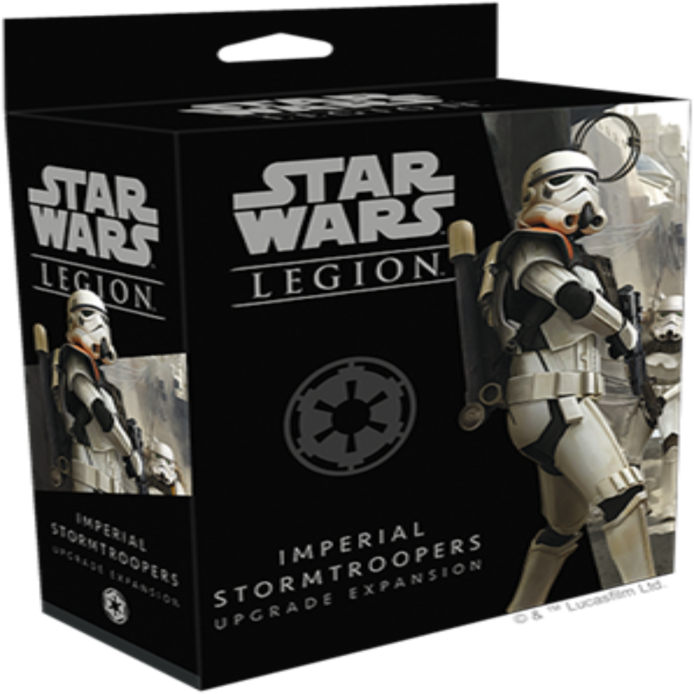 STAR WARS LEGION IMPERIAL STORMTROOPERS UPGRADE EXPANSION BOX FRONT