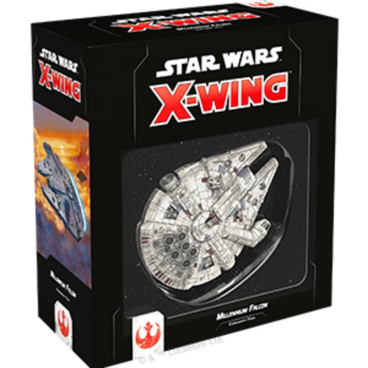 STAR WARS X-WING MILLENNIUM FALCON EXPANSION PACK BOX FRONT