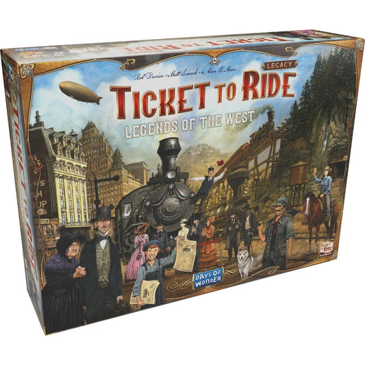 ticket to ride legacy legends of the west board game family fun