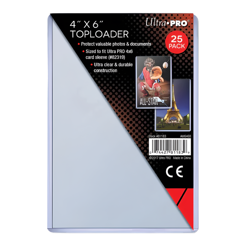 ultra pro card protector toploader clear durable sleeve