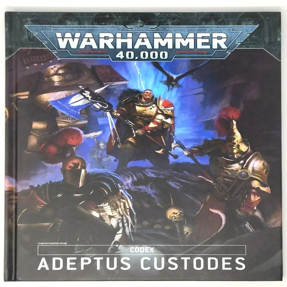 warhammer 40k codex adeptus custodes hardcover book