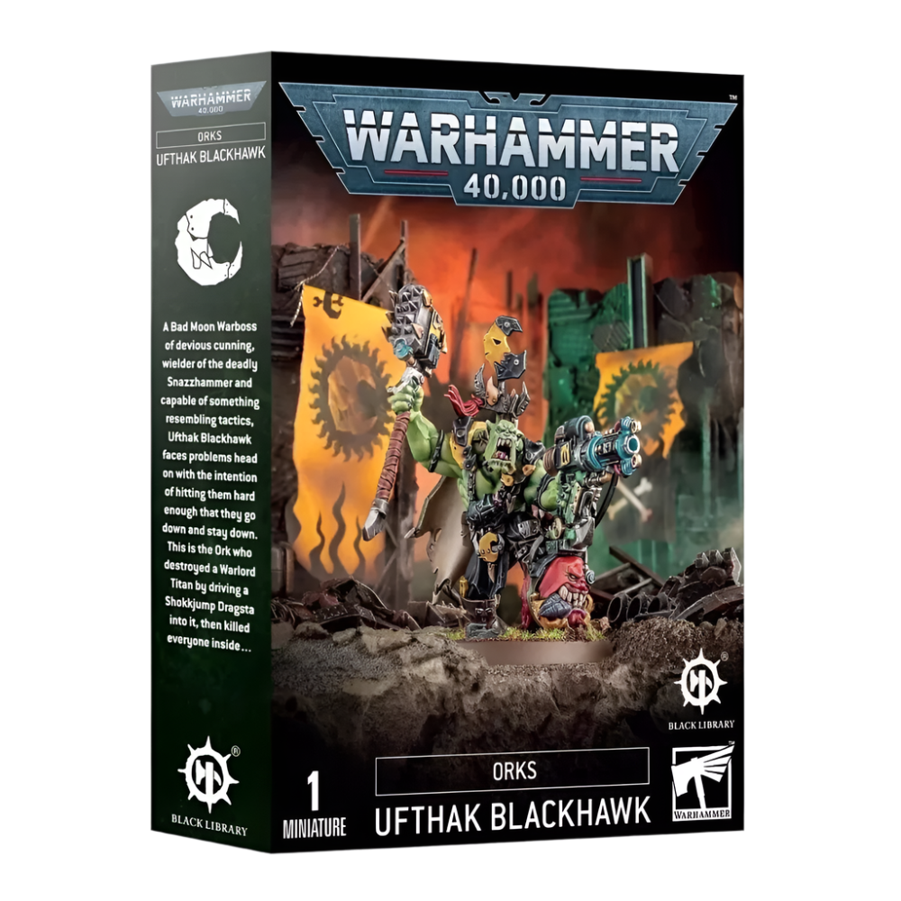 warhammer 40k orks ufthak blackhawk citadel miniature