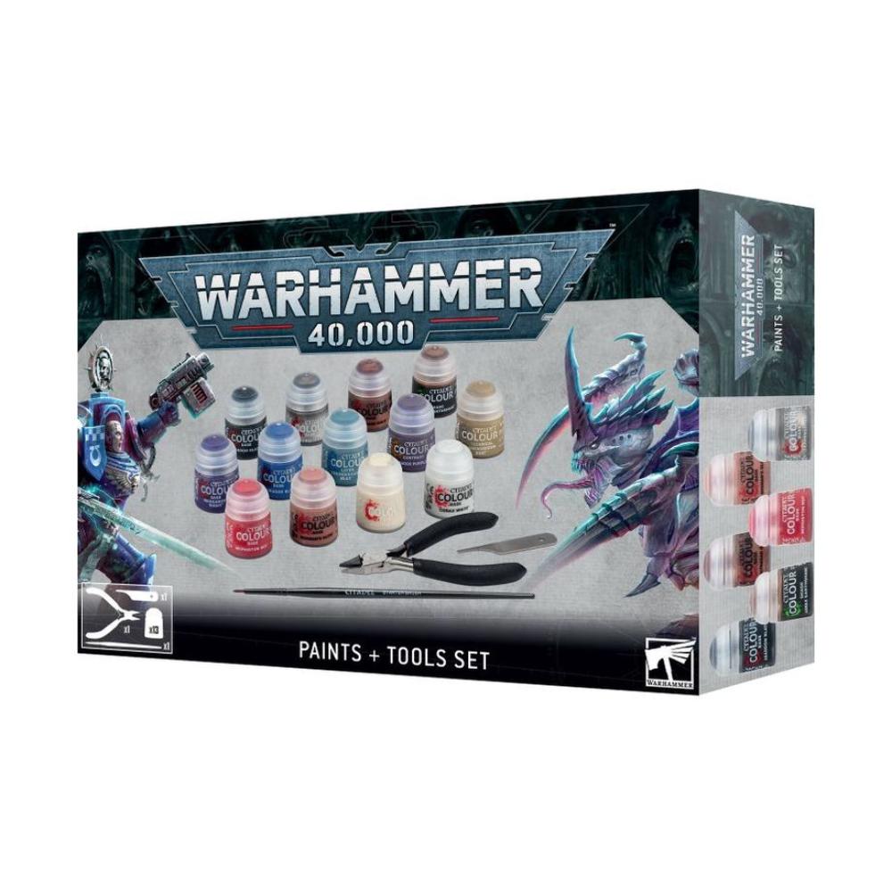 warhammer 40k paints tools set 