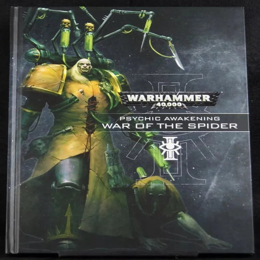 warhammer 40k war of the spider psychic awakening hardcover book english