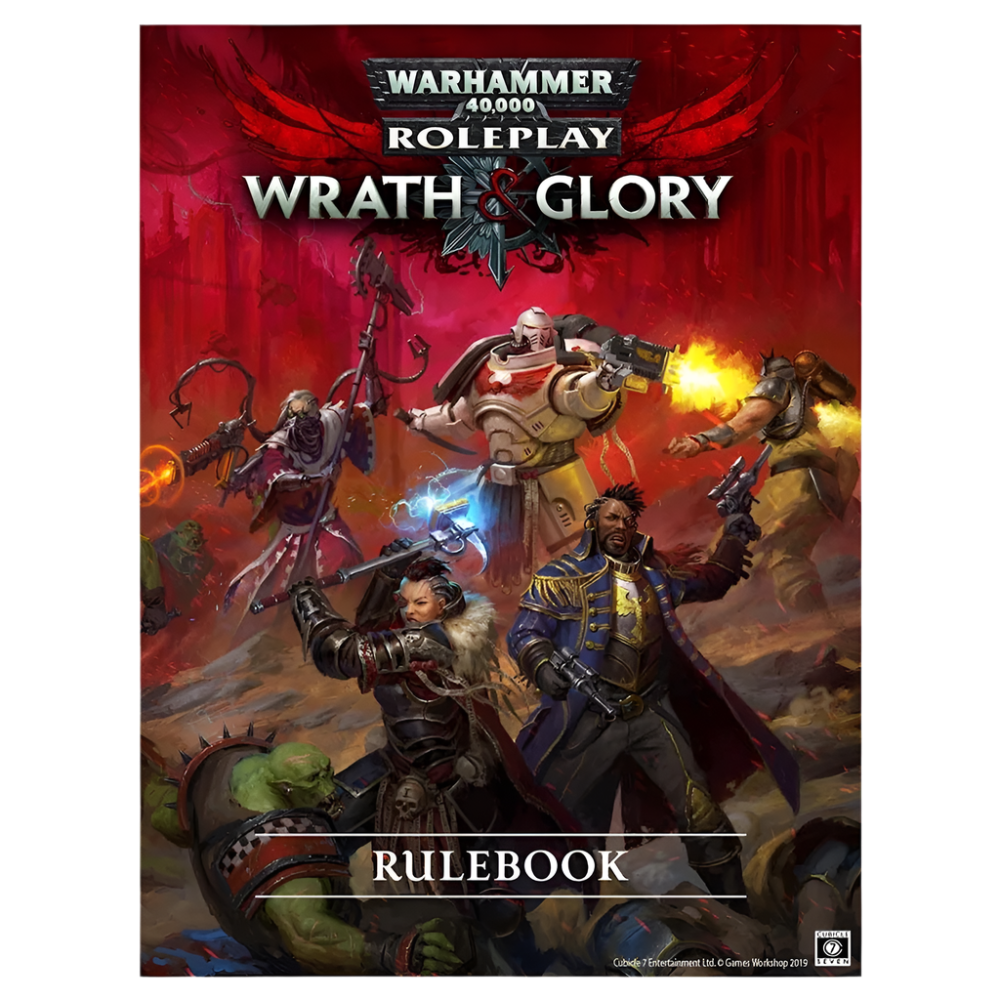 warhammer 40k wrath glory roleplaying rulebook cubicle seven