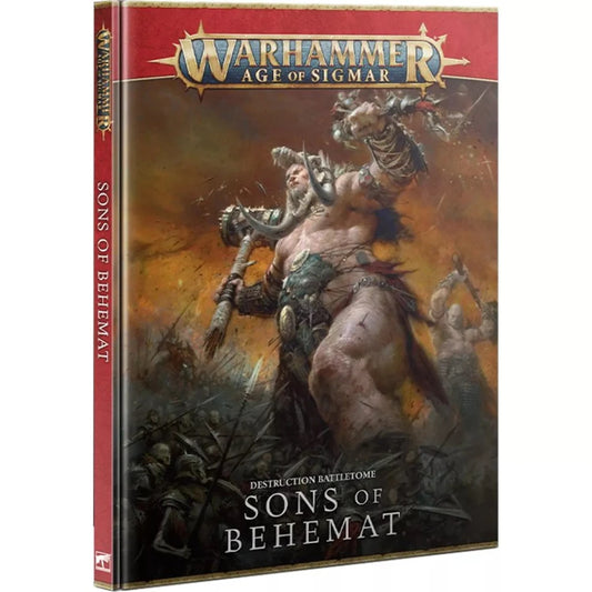 wahammer age of sigmar destruction battletome sons of behemat hardcover book english