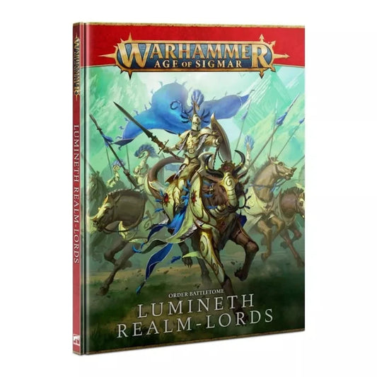 warhammer age of sigmar order battletome lumineth realm lords hardcover book english