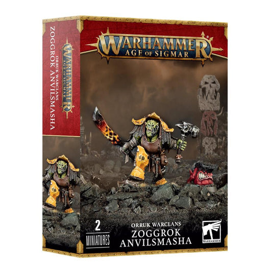 Warhammer factions orruk warclans Zoggrok Anvilsmasha Citadel miniatures box