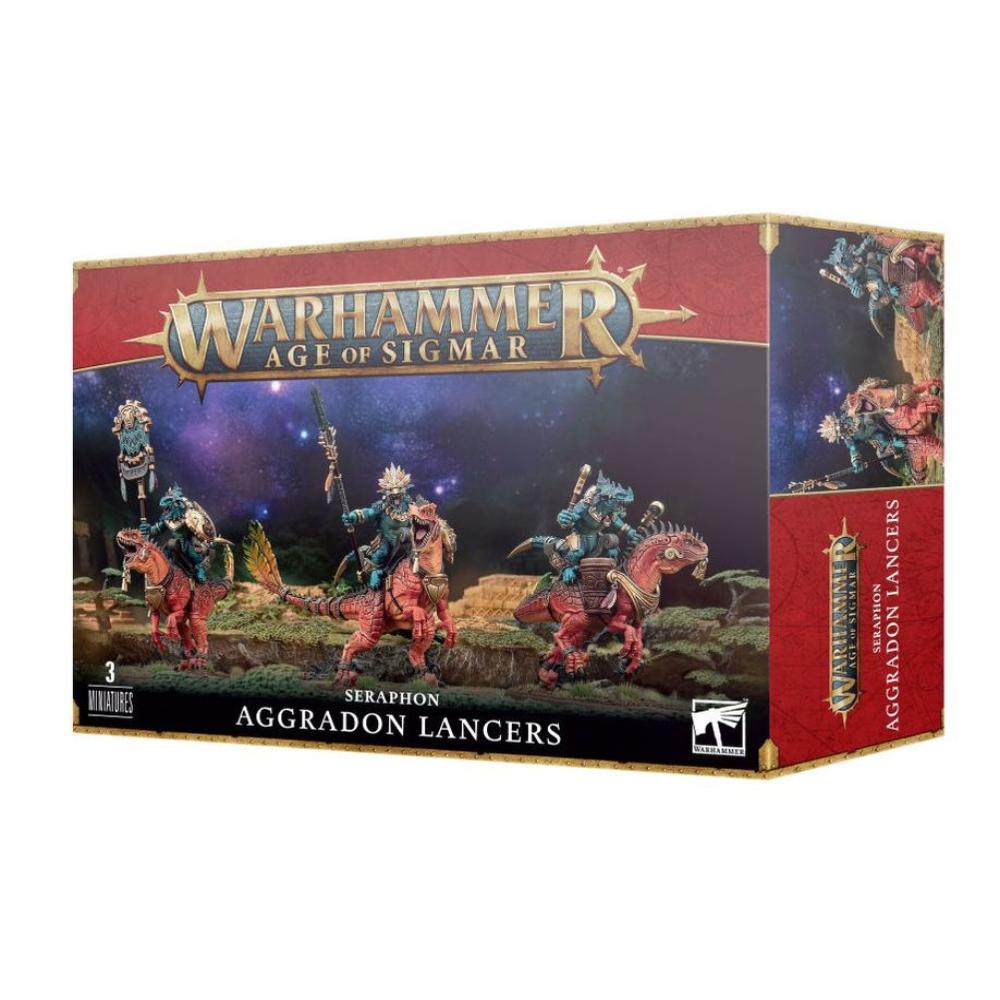 Warhammer factions seraphon Aggradon Lancers Citadel miniatures box