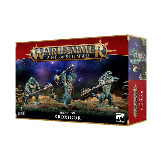 Warhammer factions seraphon Kroxigor Citadel miniatures box