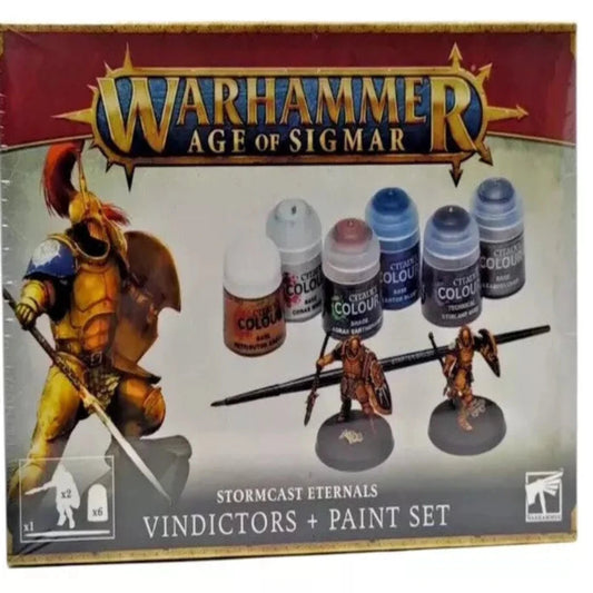 warhammer age of sigmar vindictors stormcast eternals paint set citadel miniatures