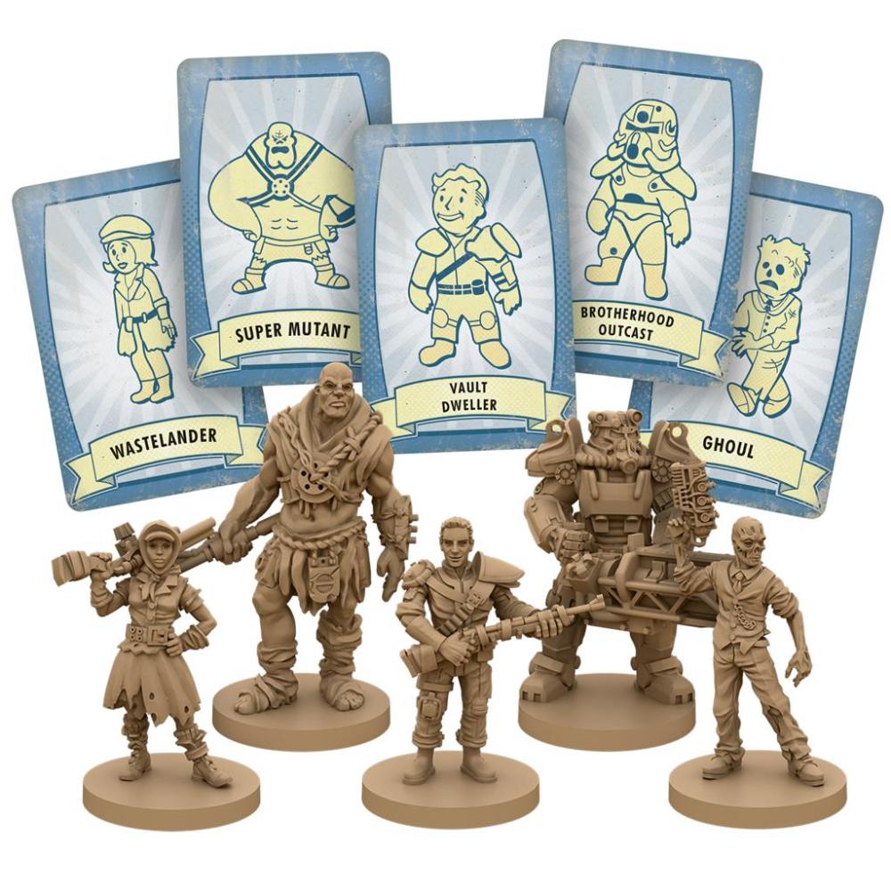 FALLOUT A POST NUCLEAR BOARD GAME FOR 1 TO 4 PLAYERS BOX CONTENTS 4